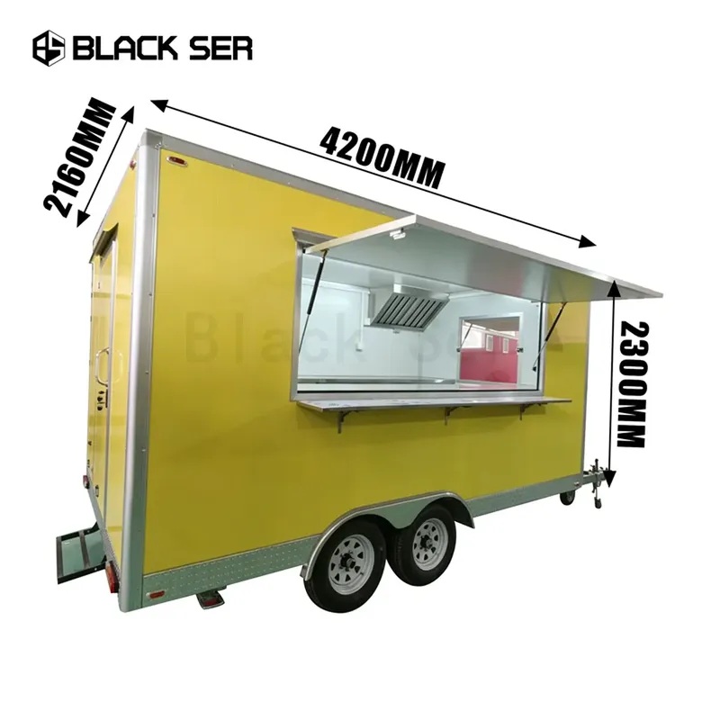 New Kiosk Catering Concession Customized Mobile Food Trailer Food Truck