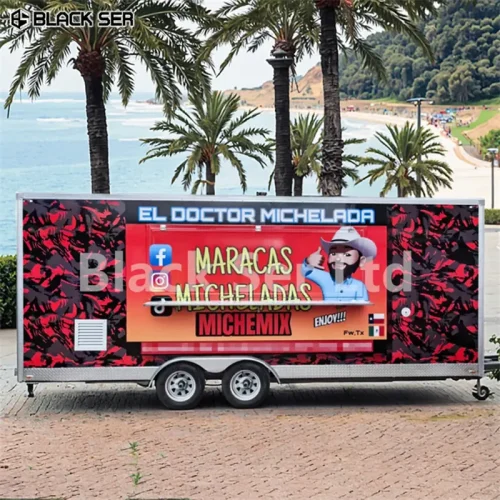 5.5m Snack Outdoor Fully Fitted Kitchen food truck for sale