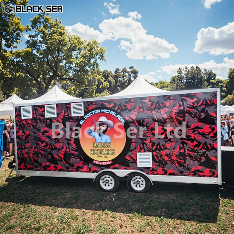 5.5m Snack Outdoor Fully Fitted Kitchen food truck for sale - Image 4