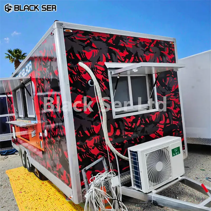 5.5m Snack Outdoor Fully Fitted Kitchen food truck for sale - Image 5
